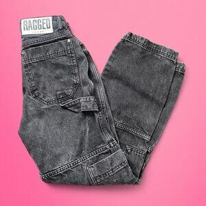 Ragged Priest black cargo pants purchased from Dolls Kill